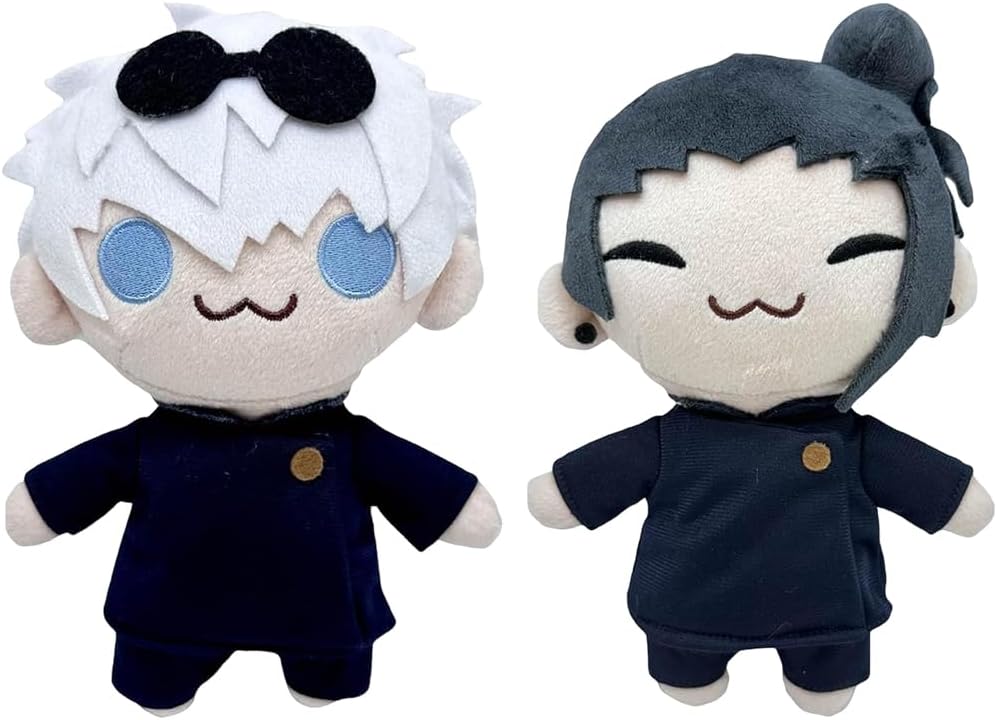 2PCS Anime Plush Doll Classic Stuffed Figure Pillow Doll Gift for Fans