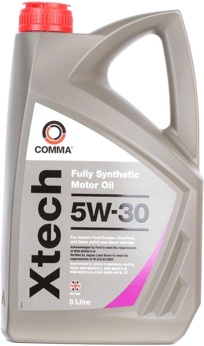 Comma XTC5L XTech Fully Synthetic 5W30 Motor Oil, 5 Litre