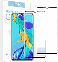 2 Packs Screen Protector for Huawei P30 Pro, 3D Edge 9H Hardness HD Clear Tempered Glass Screen Protector Film,HD Clear [Anti-Scratch] [Bubble Free] Easy Installation Compatible for Huawei P30 Pro