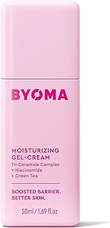 BYOMA Moisturizing Gel Cream - Barrier Repair Cream/Gel Face Lotion with Niacinamide and Green Tea - Ceramide Face Moisturizer for Dry Skin - Alcohol Free, Oil Free Face Moisturizer - 1.69 fl. oz