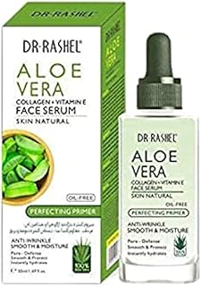 Dr Rashel Aloe Vera Collagen + Vitamin E Face Serum | Anti - Wrinkle, Instantly Smooth Hydrates & Moisture Skin, Size 1.69 oz