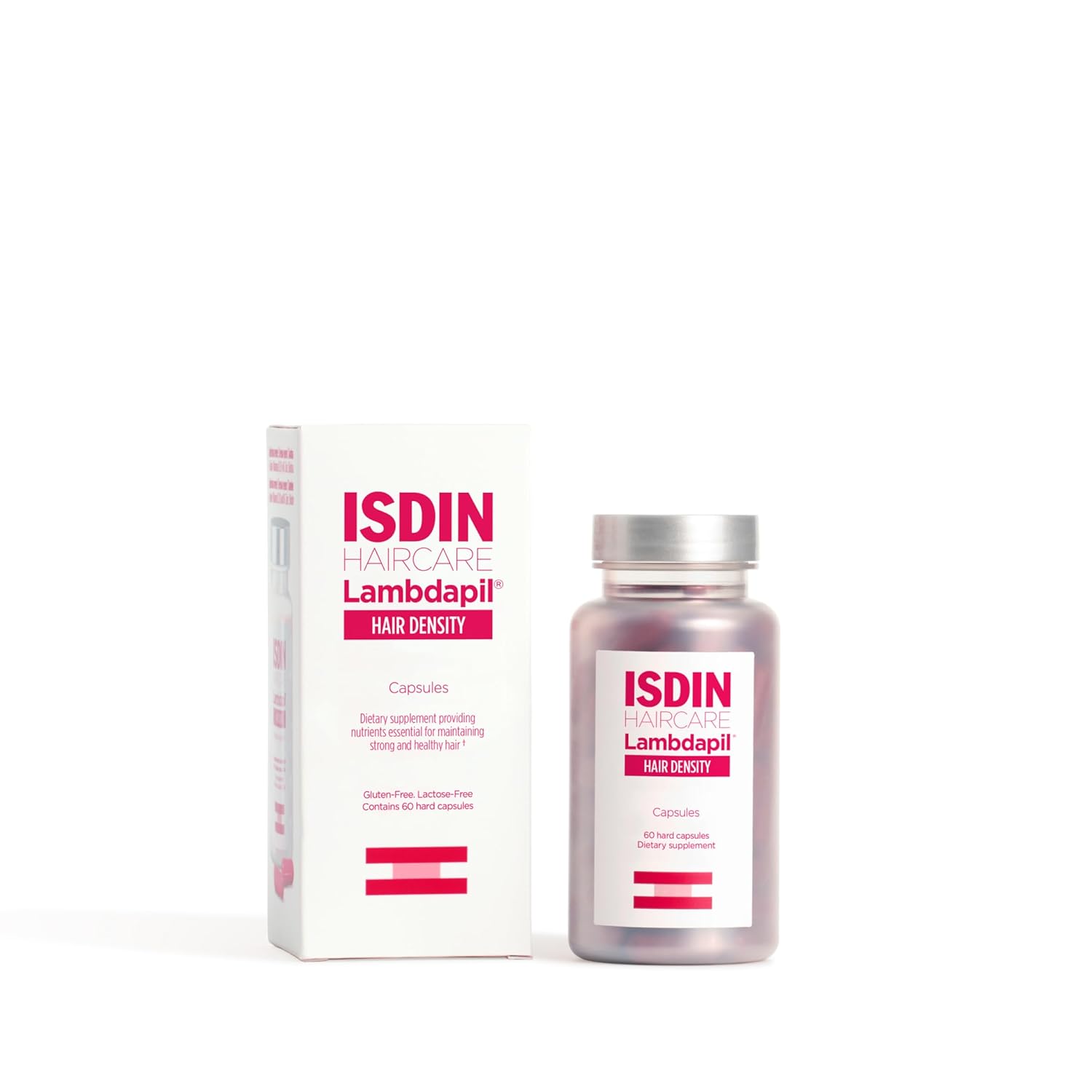 ISDIN Lambdapil Hair Density Capsules: Hair Thickening Vitamin Capsules for Thinning Hair