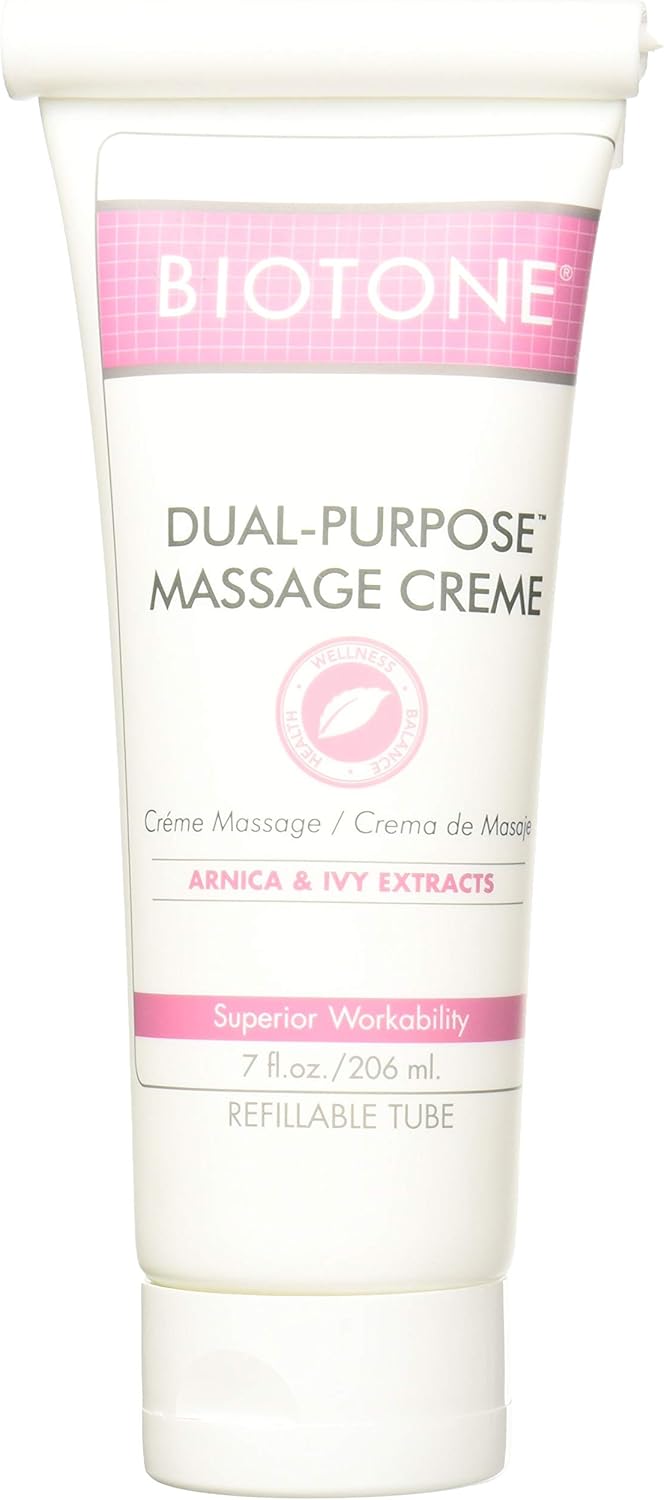 Biotone Dual Purpose Massage Creme 7 oz - Pack of 2 Tubes