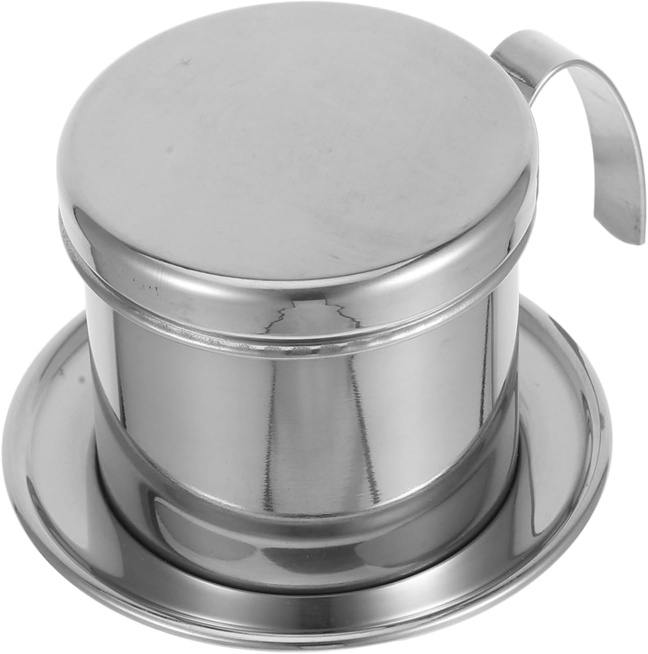 VERDANVERSE Vietnamese Coffee Maker Stainless Steel Drip Filter Single Serve Coffee Brewer for Home Outdoor Elegant Design Flavorful Brewing Experience