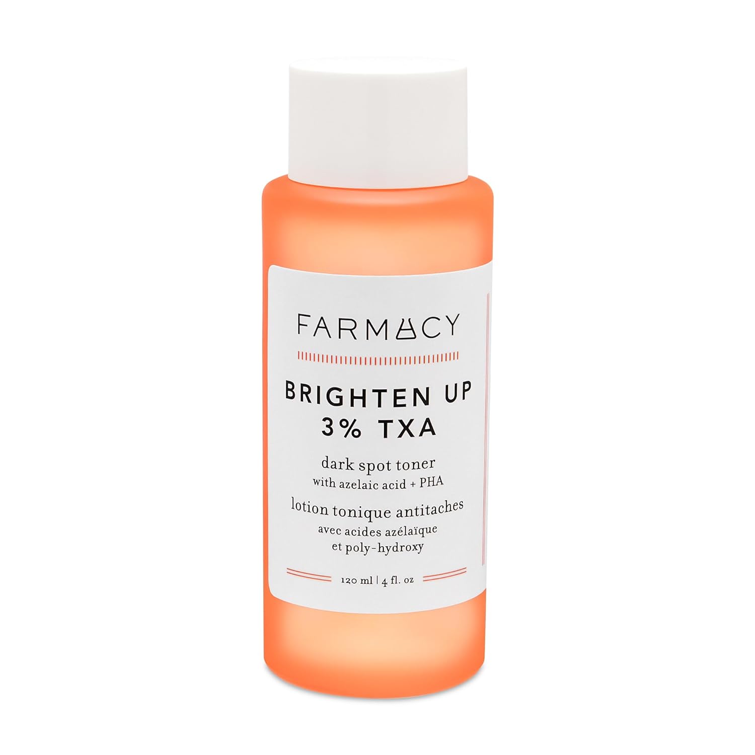 Farmacy 3% TXA Toner for Face - Brightening Face Toner for Oily Skin - Liquid Exfoliant with Azelaic Acid + 5% PHA to Target Visible Dullness + Help Reduce Uneven Skin Tone (120ml)