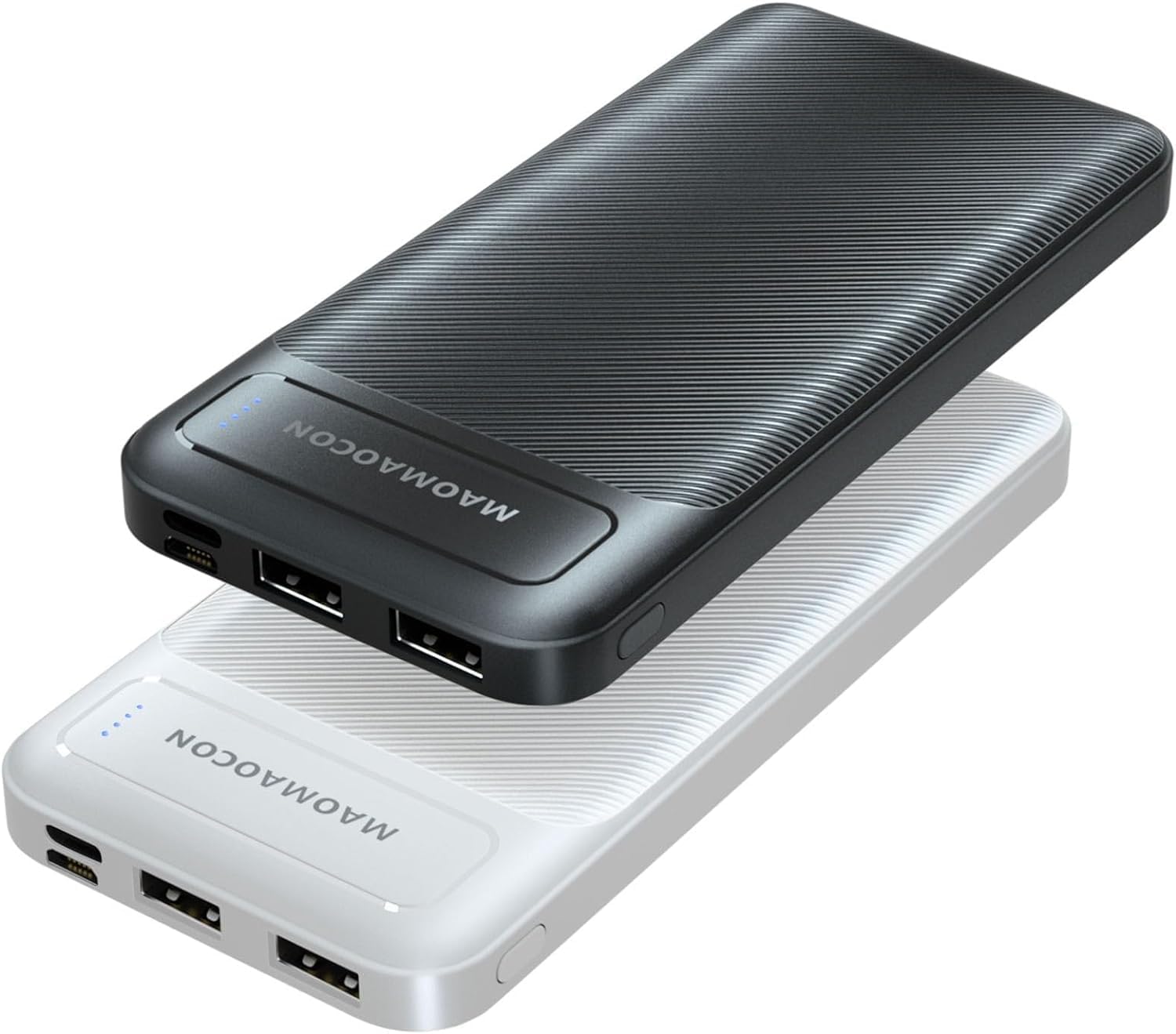 MAOMAOCON 2 Pack Power Bank 10600mAh power bank Fast Charging PD20W USB C Portable Charger Output and Input for Smartphones, Tablets and more