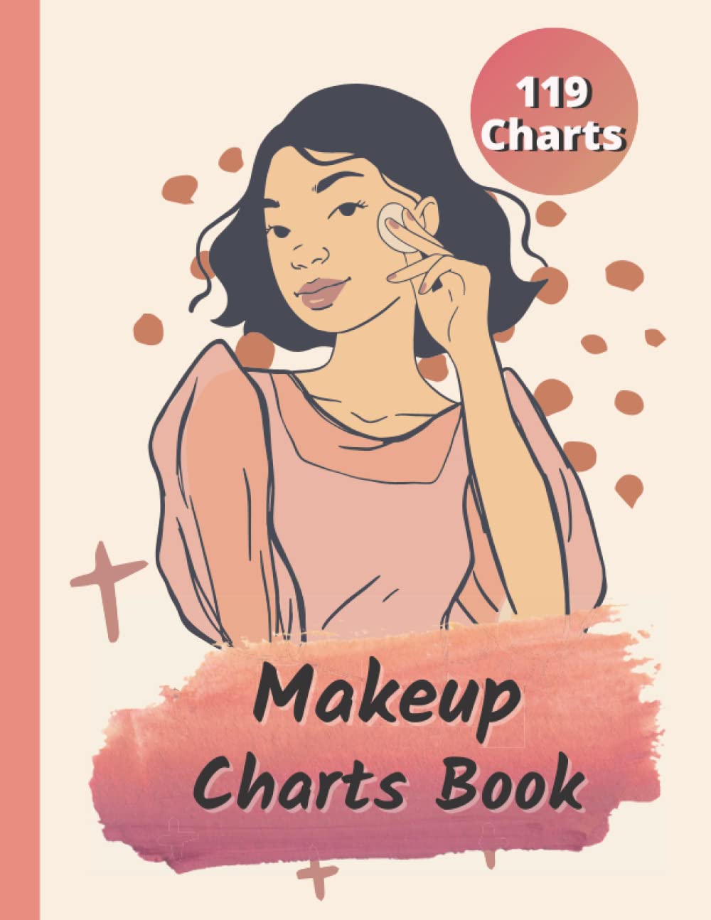 Makeup Face Charts: Professional Blank Face Chart for Make-up lovers / Large Page size Faces with open Eyes, 8.5 x 11 Inches, 120 pages