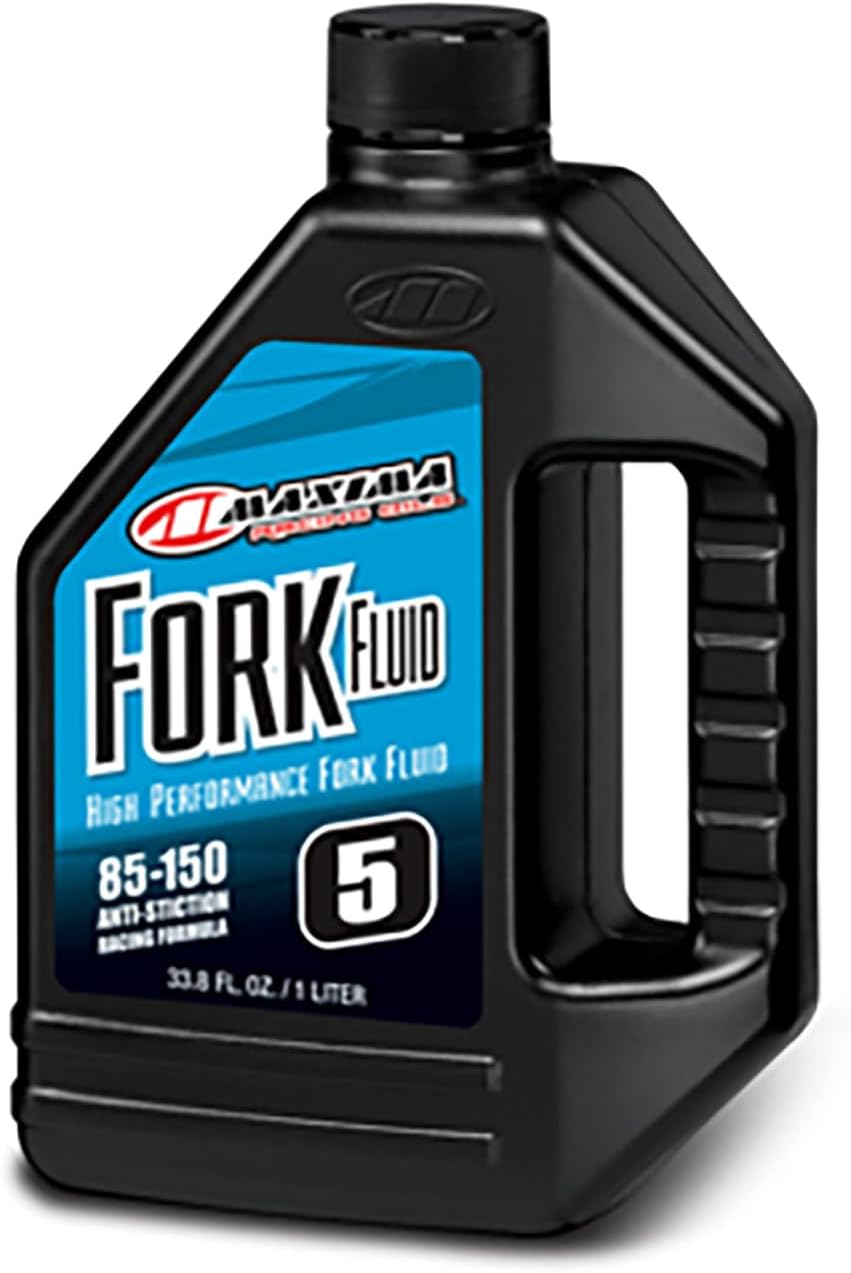 Maxima (59901-5) 85/150 Grade 5WT Zero Drag Formula Racing Fork Fluid - 1 Liter