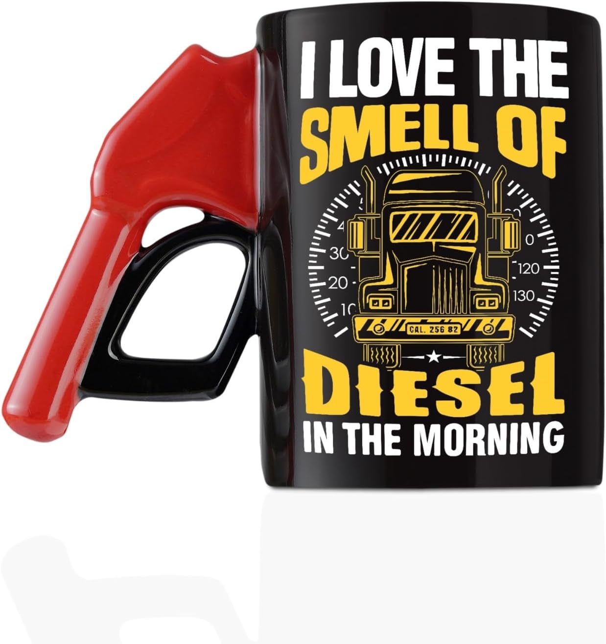 Onebttl Truck Driver Gifts For Men, Dad - Refueling Coffee Mug - Gift for Trucker - 13.5oz/400ml Ceramic Cup - Diesel