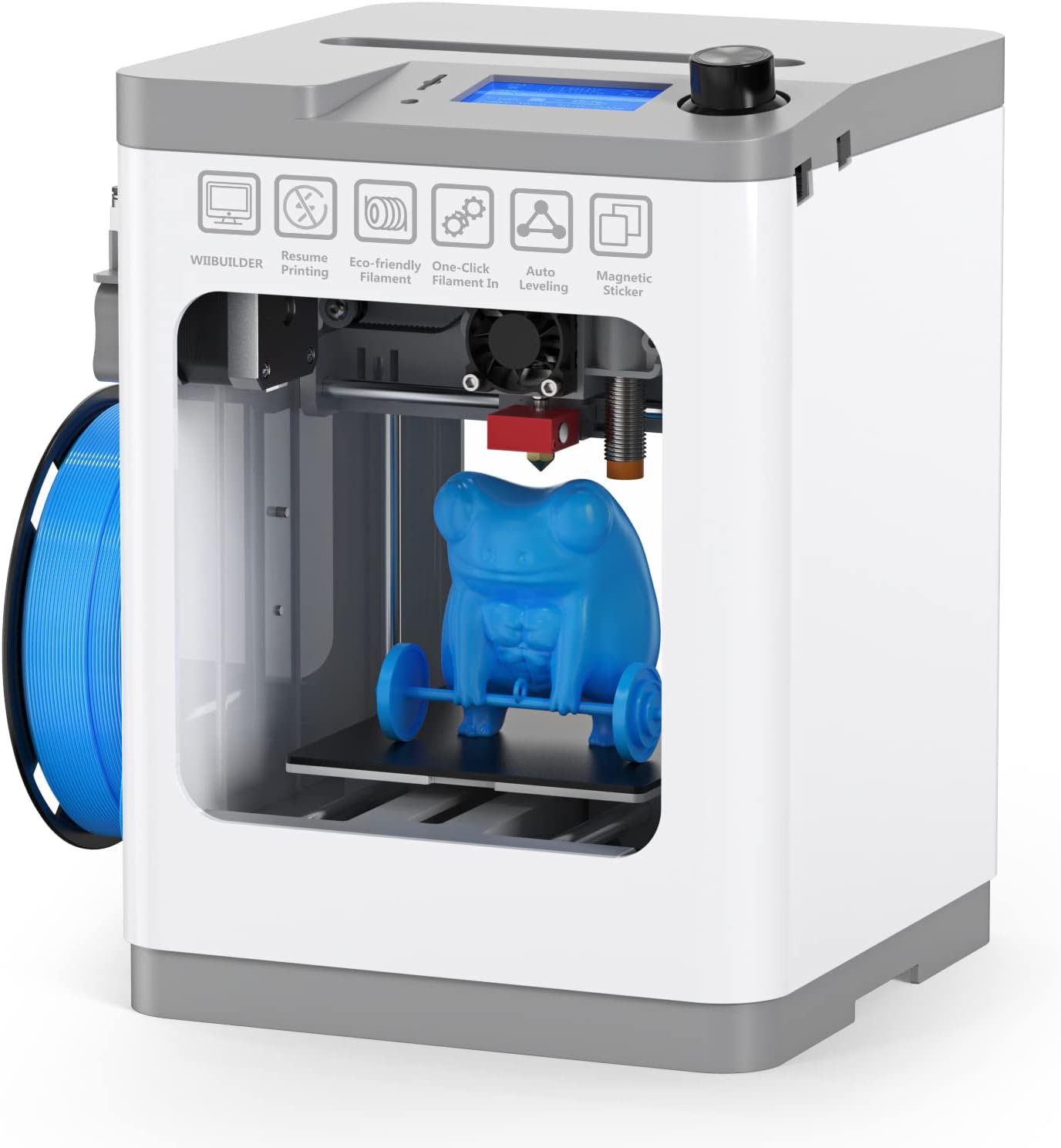 Mini 3D Printers Tina2 Basic V11, Fully Assembled and Auto Leveling 3D Printer for Beginners and Kids, Removable Magnetic Platform, High Precision Printing FDM Mini 3D Printer for Home & School