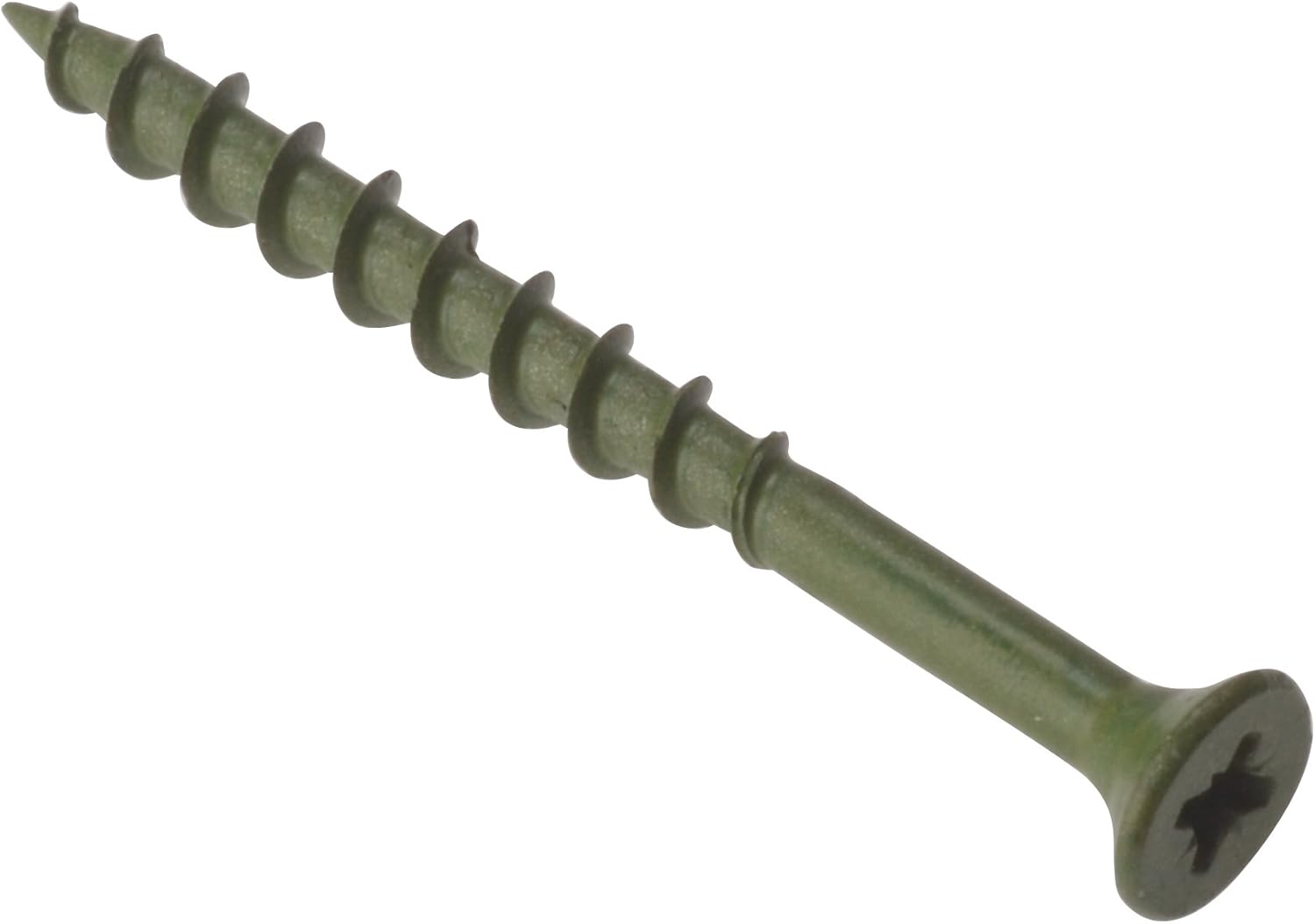 ForgeFix Countersunk Decking Screws | 4.5 x 50mm | Green | Box 200
