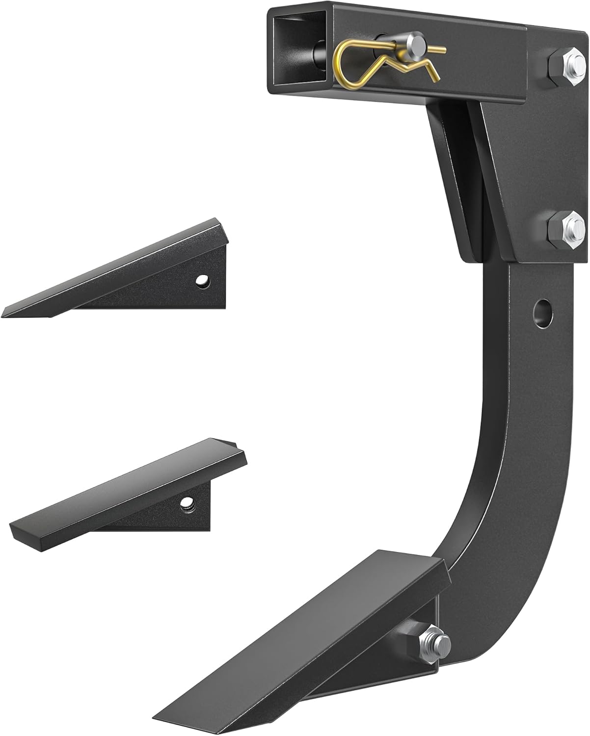 YITAMOTOR Hitch Mounted Ripper, Hitch Mounted Trencher, Hitch Lawn Ripper, Middle Buster Plow for ATV/UTV Tractor with 2" Receiver,16" Rigid Drop Shank Plow with Replaceable Ripper Teeth