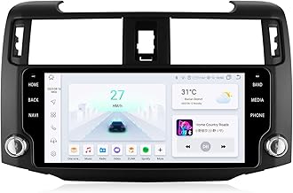 8Core 4GB+32GB 10.33" Android Car Stereo Radio fit for Toyota 4RUNNER 2009-2019 with Wireless Carplay/Android Auto QLED Touchscreen GPS Navigation A/C Control Bluetooth WiFi Weather Display