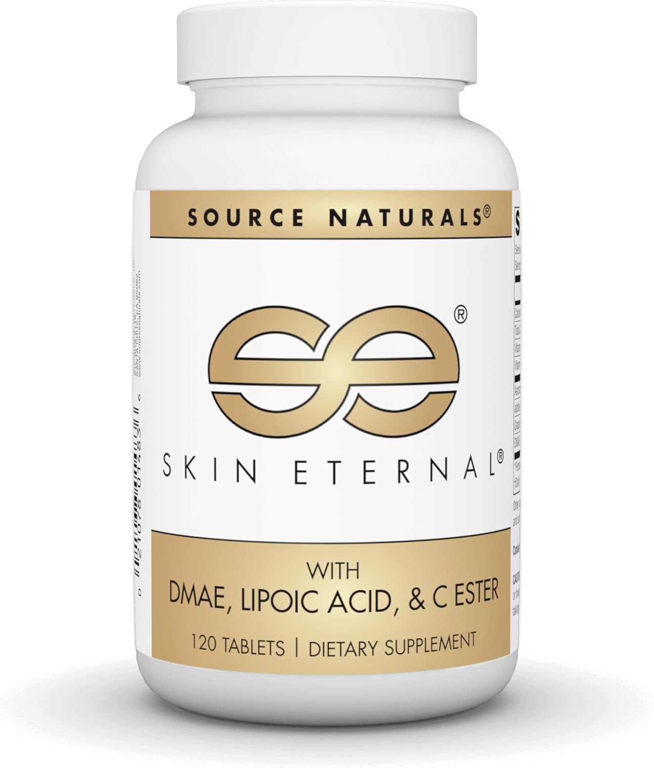 Source Naturals Skin Eternal, with DMAE, Lipoic Acid, and C Ester, for Healthy Skin Support* - 120 Tablets