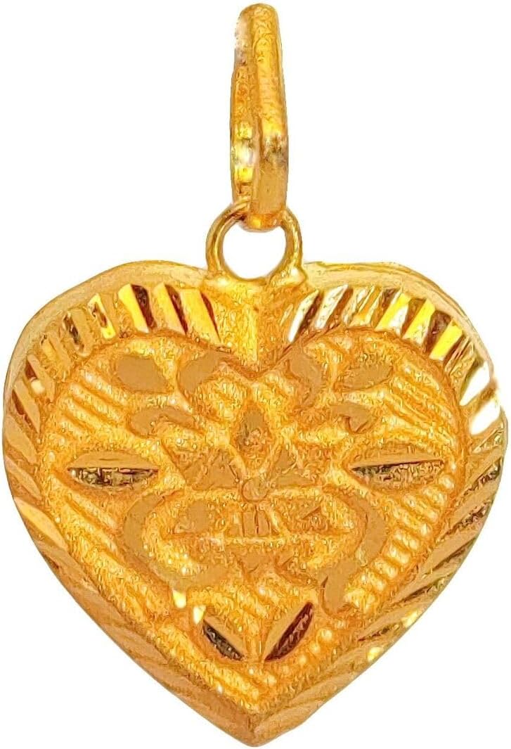 22K/18K Real Certified Fine Yellow Gold Supreme Womens Pendant