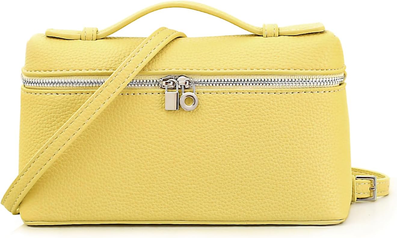 Crossbody Bags for Women – Pebbled PU Leather Purse with Top Handle and Adjustable Strap, Stylish Handbag for Daily Outfits