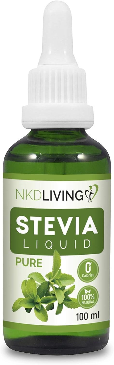 NKD Living Pure Stevia Liquid Drops (Pure 100ml)