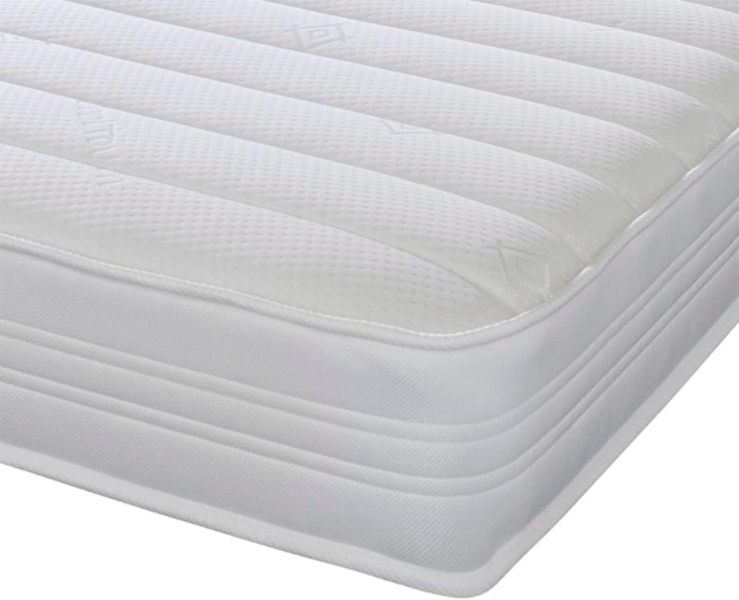 eXtreme comfort ltd Sirocco Hybrid White Small Single Mattress (75x190cm) | Memory Foam & Open Coil Spring | Airflow Breathable Cover | Medium Firm Comfort Support | 18cm Deep Value Mattress | UK Made