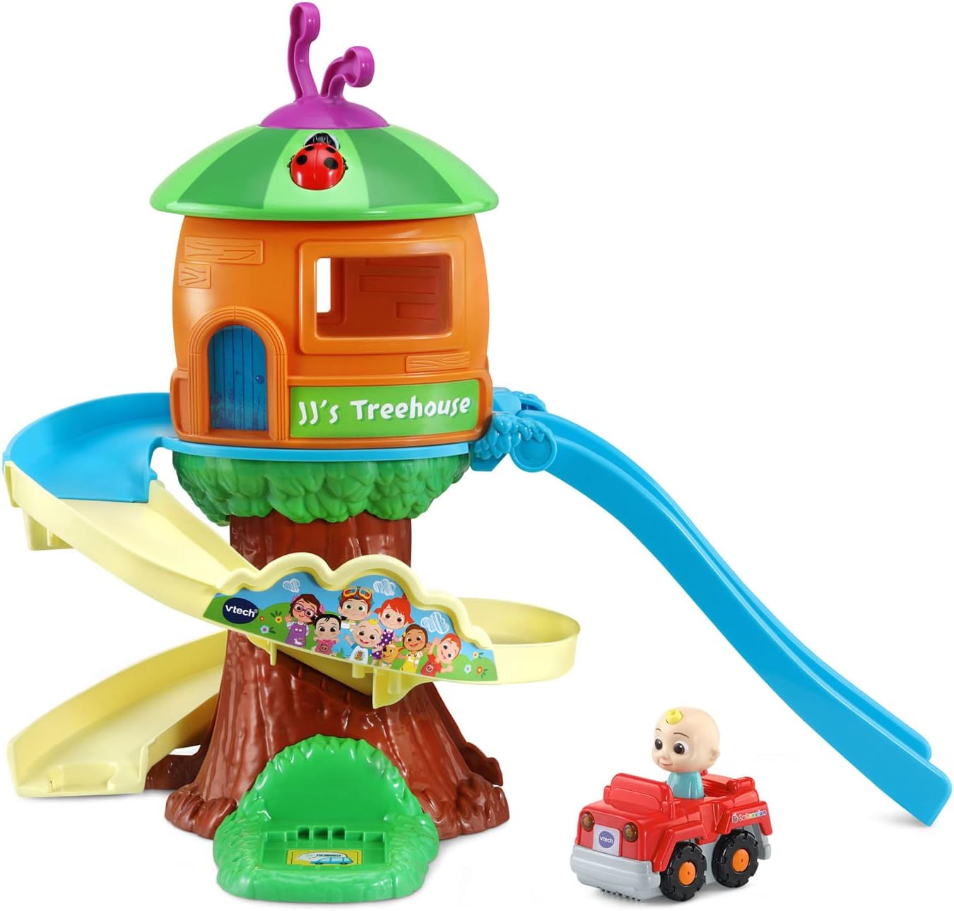 VTech CoCoMelon Go! Go! Smart Wheels Treehouse Track Set
