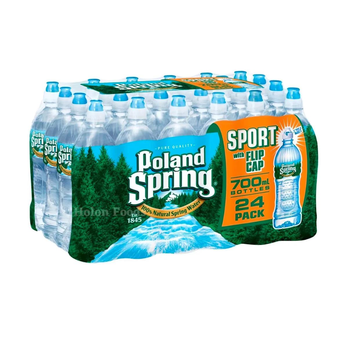 Poland Spring Water,Sport with Flip Cap 23.7 Oz (Pack of 24)