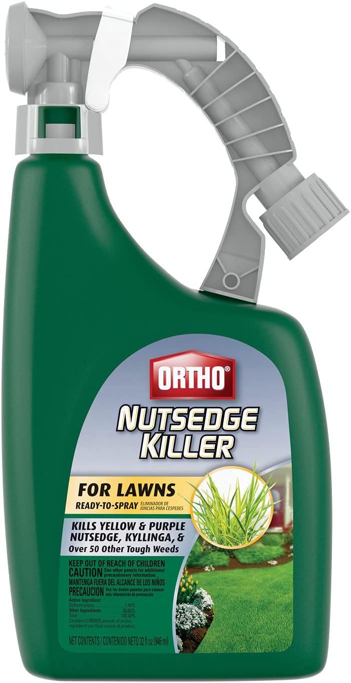 Ortho Nutsedge Killer for Lawns Ready-To-Spray, Controls Over 50 Listed Weeds, For Use on Northern and Southern Turf Grasses, 32 fl. oz.
