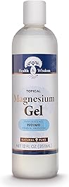 Health and Wisdom Topical Magnesium Gel with Seaweed Extract - Magnesium Gel Topical for Muscles, Magnesium Topical Gel, Gel Magnesium, All Natural Magnesium Gel, Magnesium Chloride Gel - 12 Fl Oz