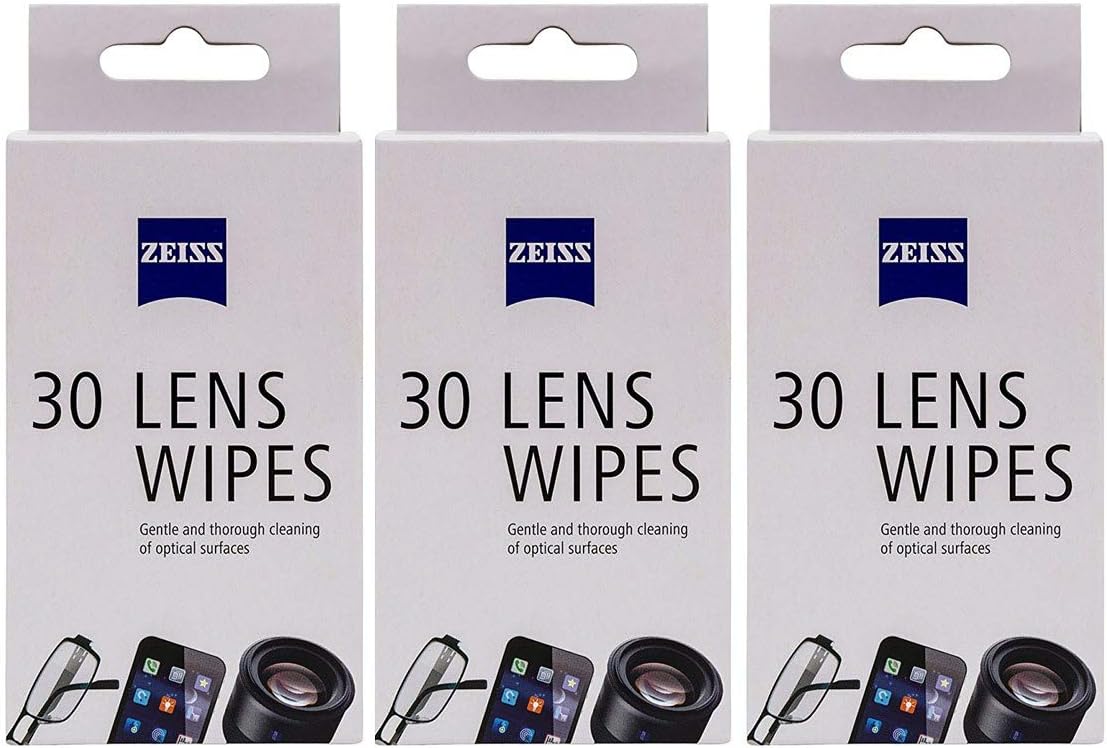Zeiss Lens Wipes 30 Moist Wipes. Bonus Offer 3 Packs