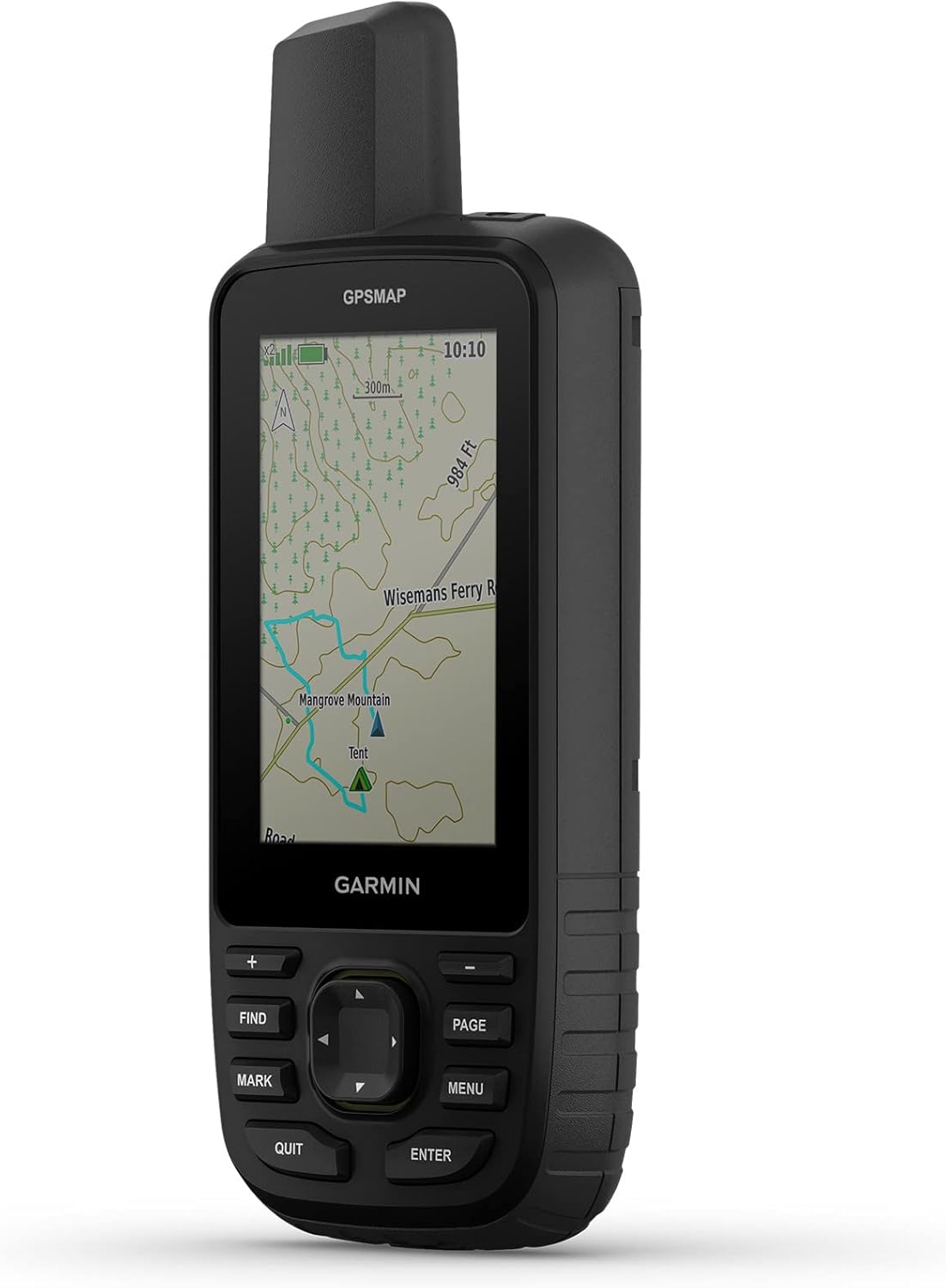 Garmin GPSMAP 67 Rugged GPS Handheld, Multi-Band GNSS, Topo Mapping, Satellite Imagery, Color Display