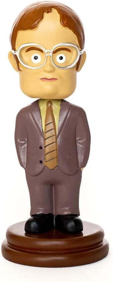 The Office Dwight Schrute Bobblehead Collectible Figure | Stands 5.5 Inches Tall