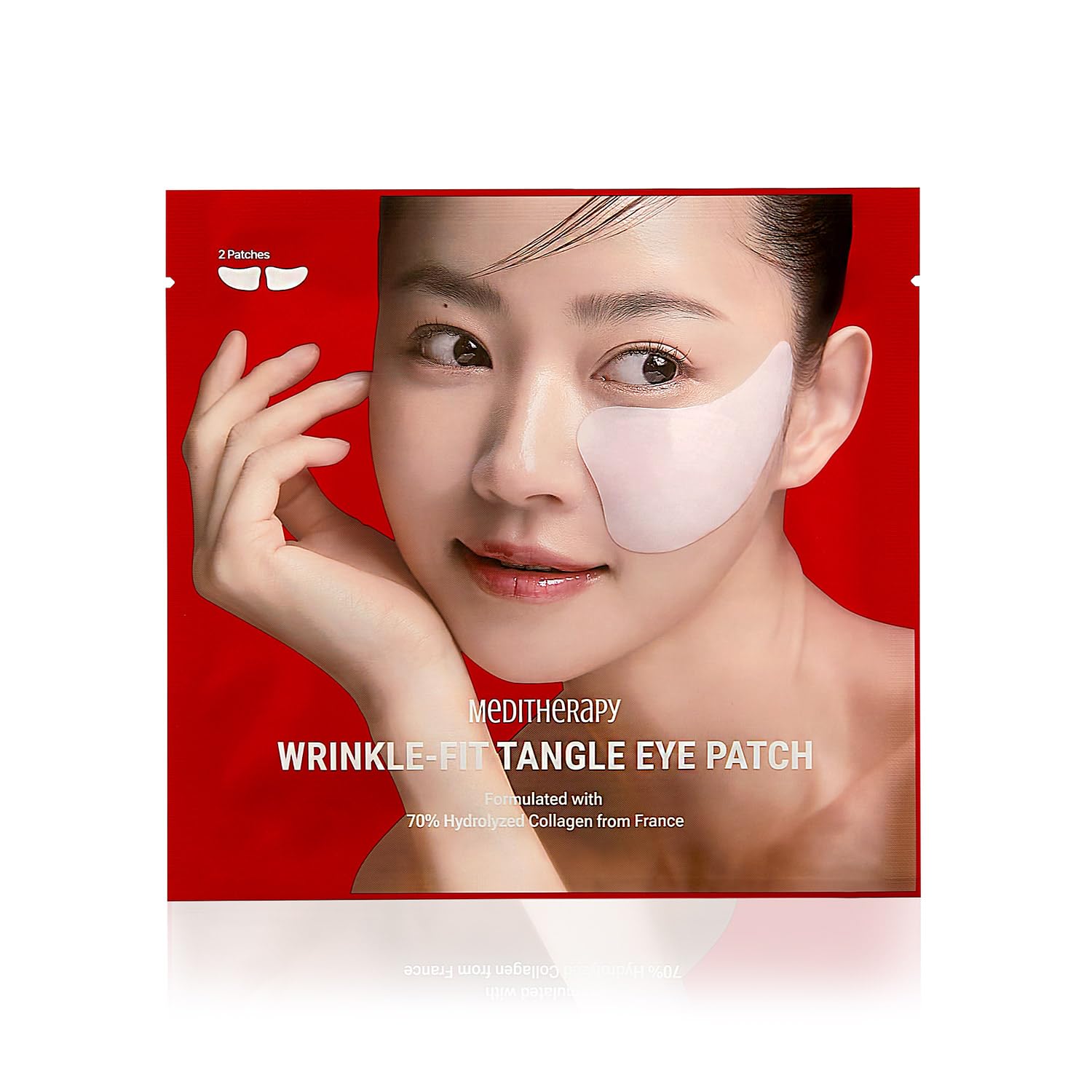 Wrinkle-fit Tangle Eye Patch - Under Eye Patches for Dark Circles and Puffy Eyes - Eye Bags Treatment for Women - Mega Collagen Gel Pads for Puffiness - Firming & Deep Hydrating - 4EA