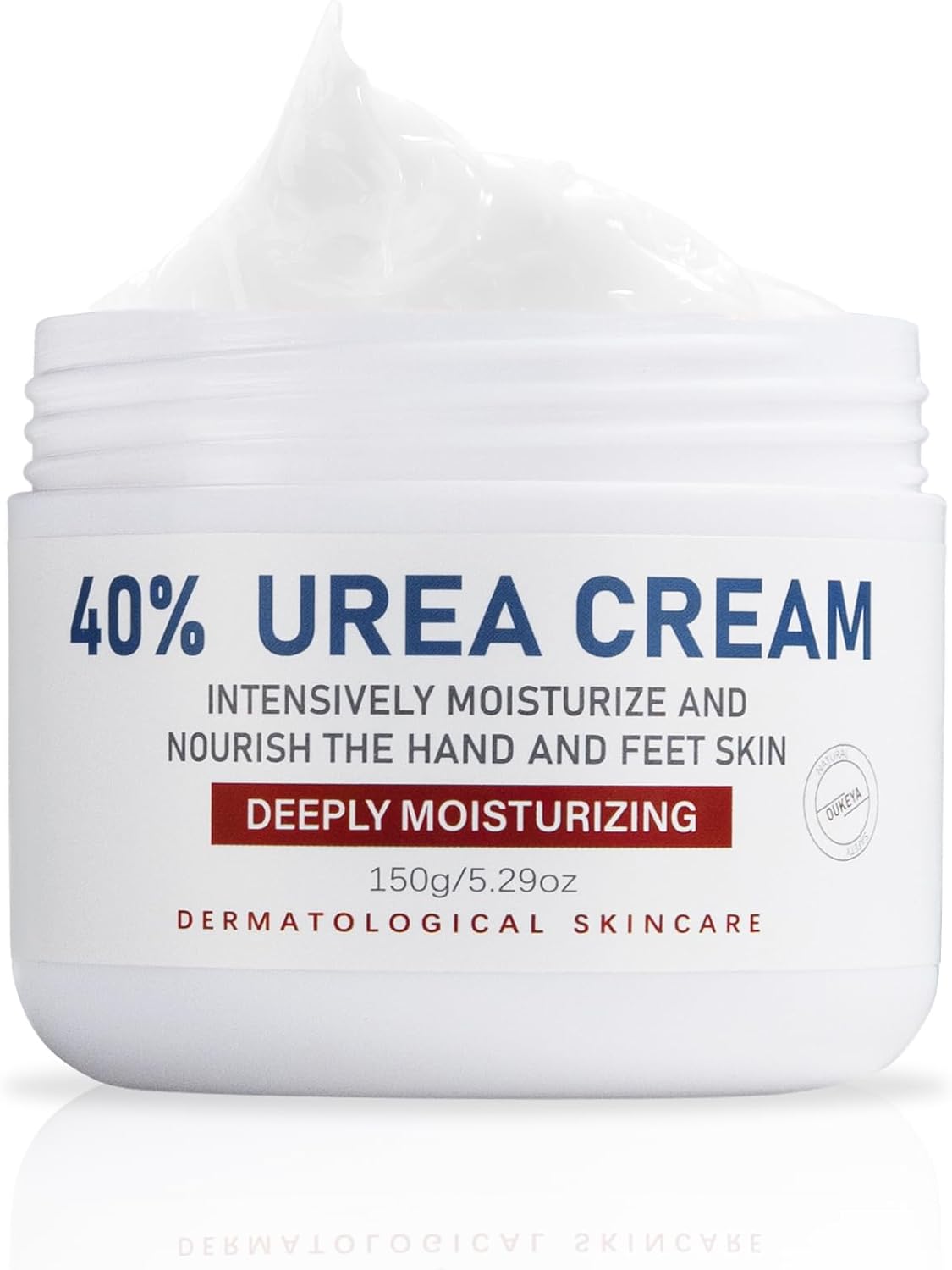 OUKEYA Urea Cream 40 Percent, Urea Foot & Hand Cream for Cracked Heels and Dry Skin, Urea Lotion for Deep Moisturizing, Callus Remover Nourishes Soften, Foot Moisturiser for Women&Men,Maximum Strength