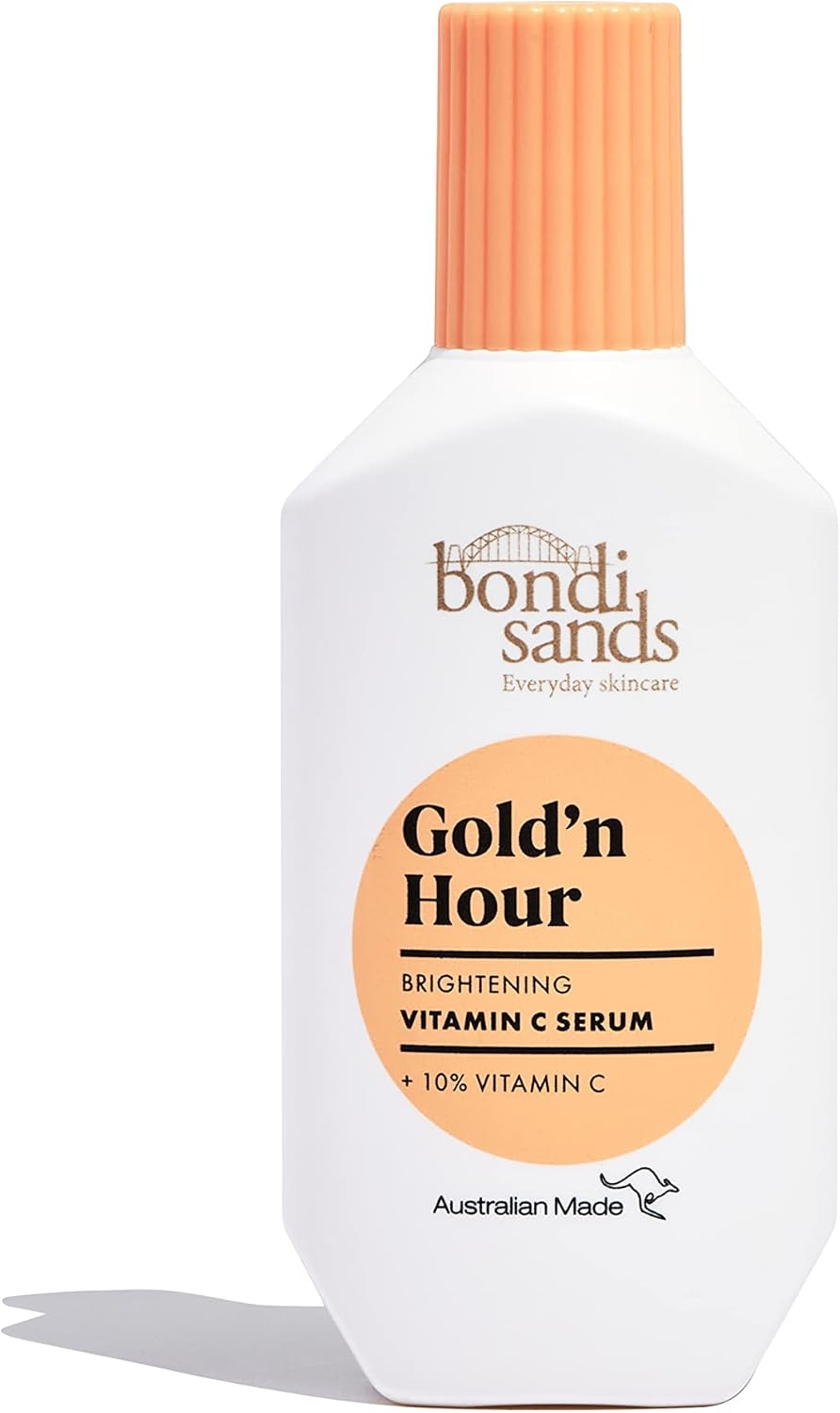 Bondi Sands Gold'n Hour Vitamin C Serum 30mL | 10% Vitamin C | Suitable for sensitive skin | Vegan + Cruelty Free| 30ml/1.01 Fl Oz