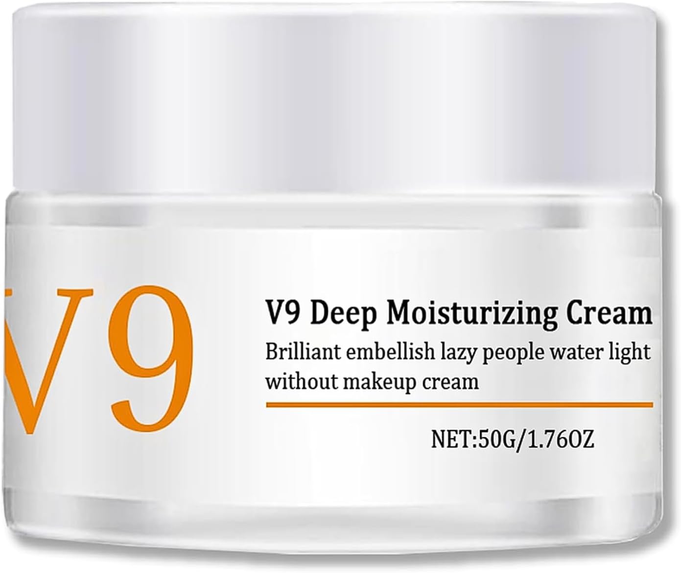 V9 Deep Moisturizing Face Cream, V9 Face Moisturiser for Dry Skin, Anti Aging Face Cream with Vitamin E, Skin Lightening Cream, Face Moisturizer for Women & Men, Skin Brightening, Tightening