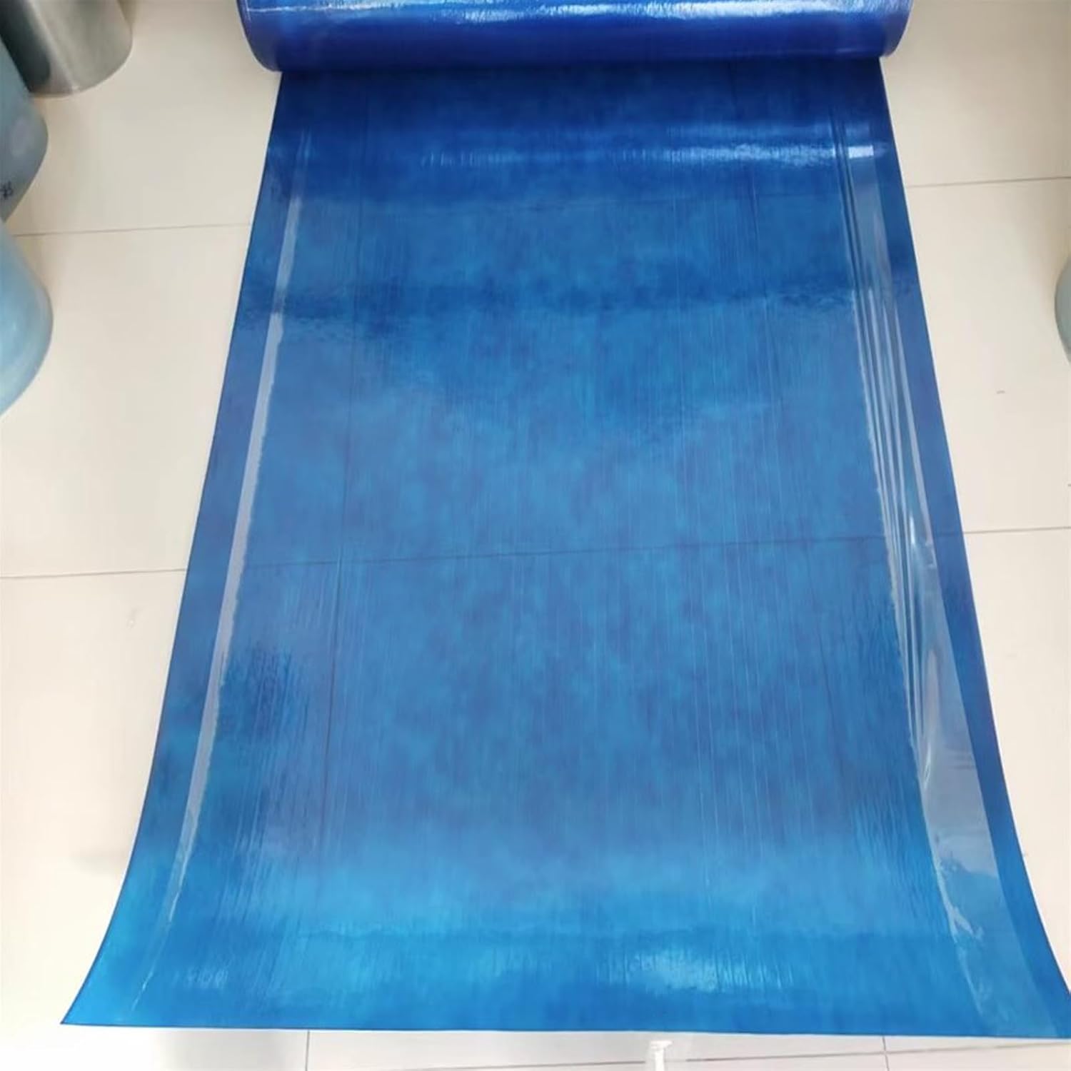 Polycarbonate Roofing Sheet,0.8mm Glassfiber Panel,UV Protection Sun Shelter,Outdoor Awning,for Greenhouses,Sheds,Carports,Huts,Kennels or Garages,Easy to Bend & Cut (3.3x32.8ft)