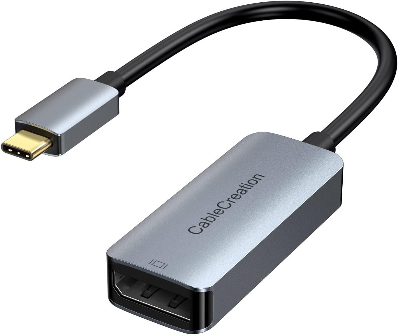 CableCreation USB C to DisplayPort 8K Adapter, 40G Type C to Display Port,USB-C to DP 1.4 [8K@60Hz, 4K@144Hz] HDR, Thunderbolt 4/3 Compatible With Valve Index, MacBook, iPhone 15, XPS, Oculus Rift S