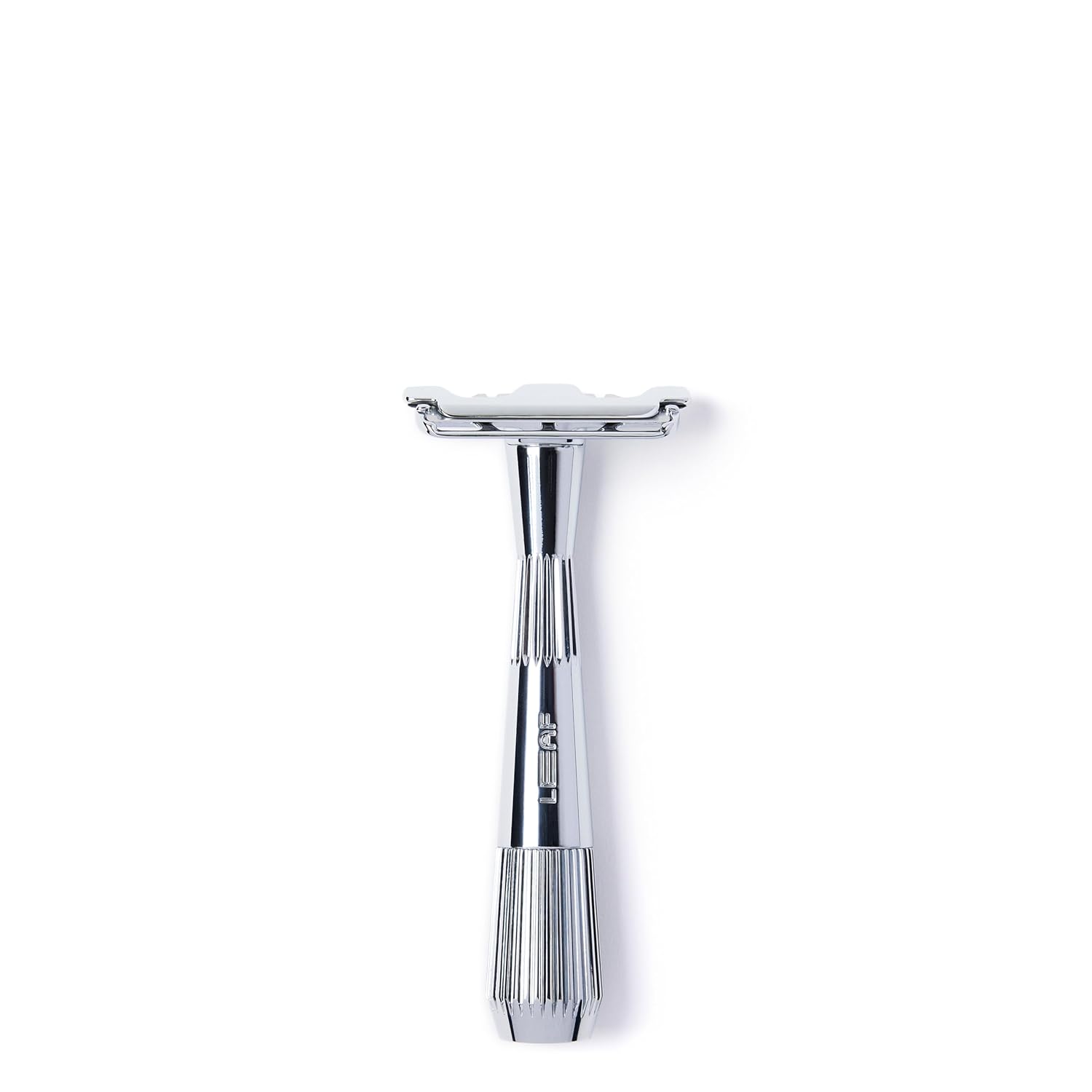 Leaf Shave | Thorn Razor, Chrome - All-Metal, Eco-Friendly Shaver for Men & Women; Includes 5 Stainless Steel Single-Edge Blades; Recommended for Face Shaving Coarser Hair