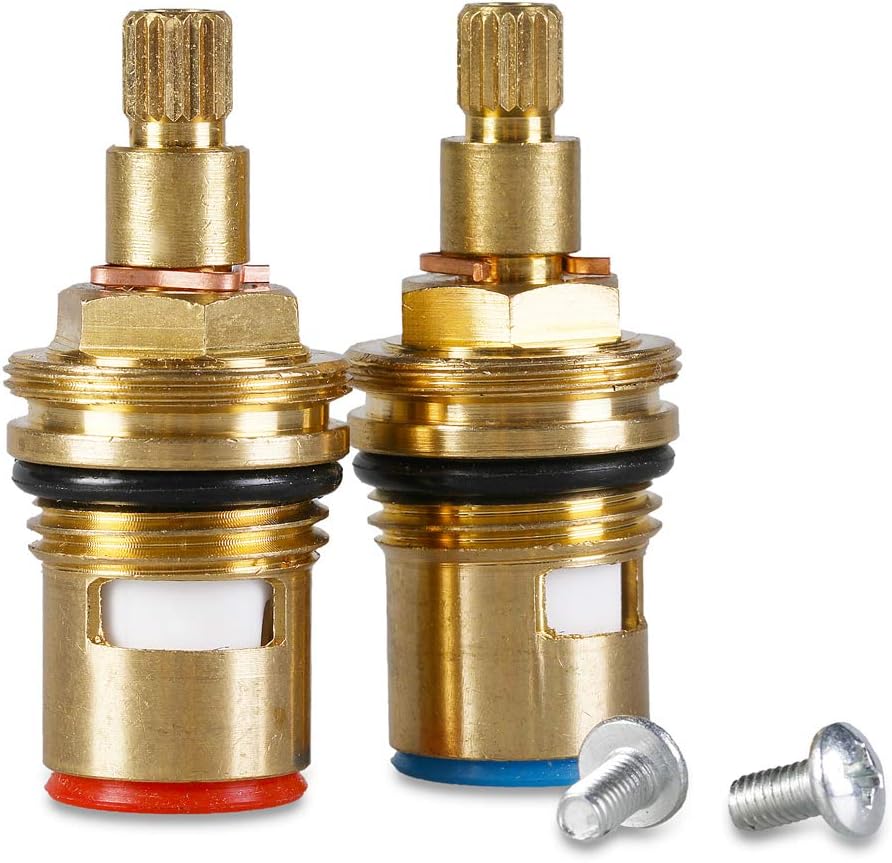 Replacement Brass Ceramic Disc Tap Valve Insert Gland Cartridge Quarter Turn by NANDEYIBI