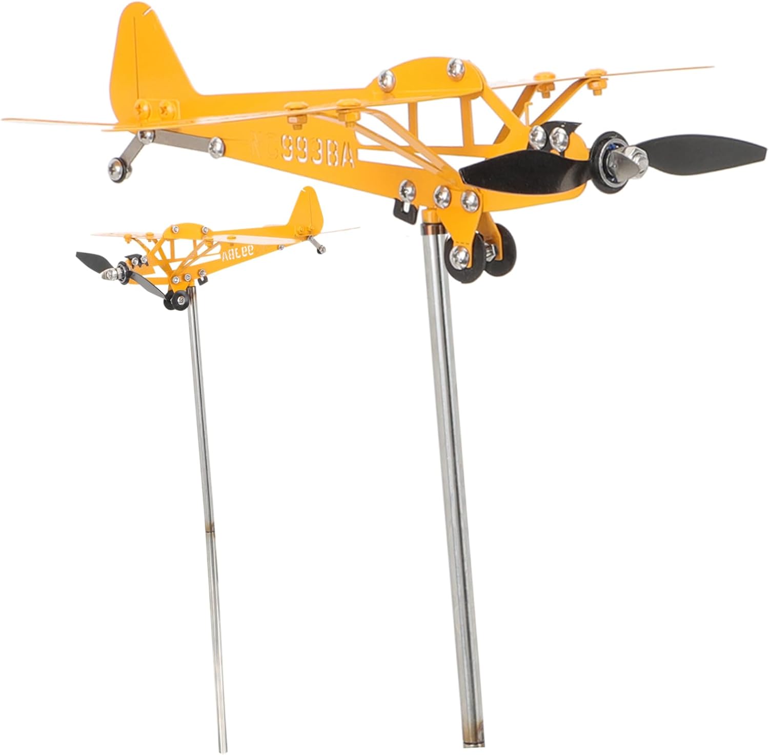 Airplane Vane Wind Spinners Outdoor Airplane Garden Decor Planes Garden Lights Outdoor Solar Power Outdoor Airplane Decor Wind Turbine Wind Chimes Outdoor Wind Sculptures Iron