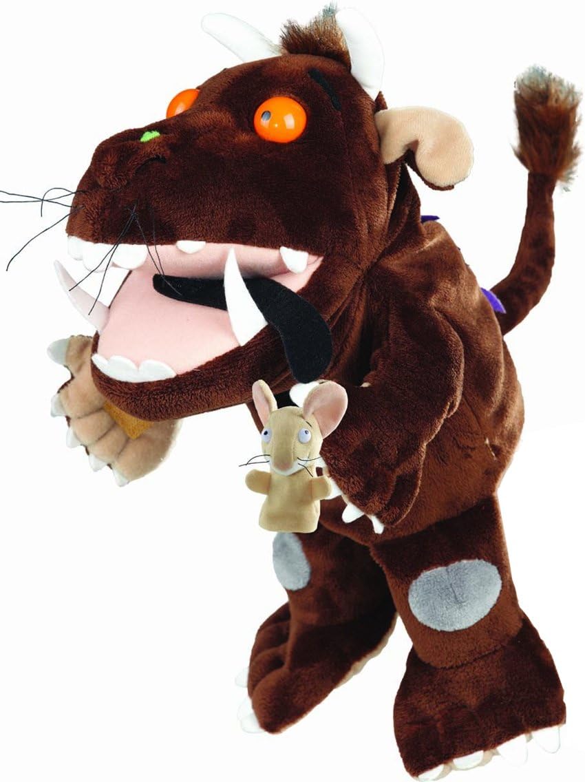 Aurora, Official Merchandise, 12616, The Gruffalo Hand Puppet, 14In, Soft Toy, Brown