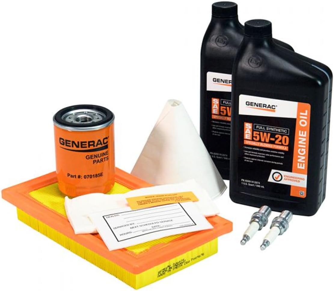 Generac 5W-20 Maintenance Kit for 20Kw-26Kw 999cc Generators (Replaces A0002074712)