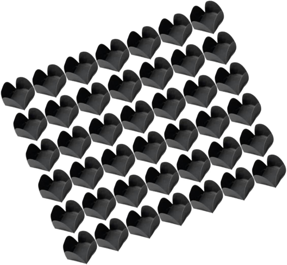 PRETYZOOM 200pcs Chocolate Wrappers Paper Candy Cups for Dessert Packaging Food-Grade Trays for Birthdays Weddings Parties Special Events