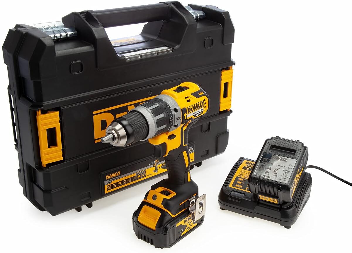 Dewalt DCD796M2 18v XR Brushless Compact Combi Hammer Drill - 2 x 4.0ah Battery