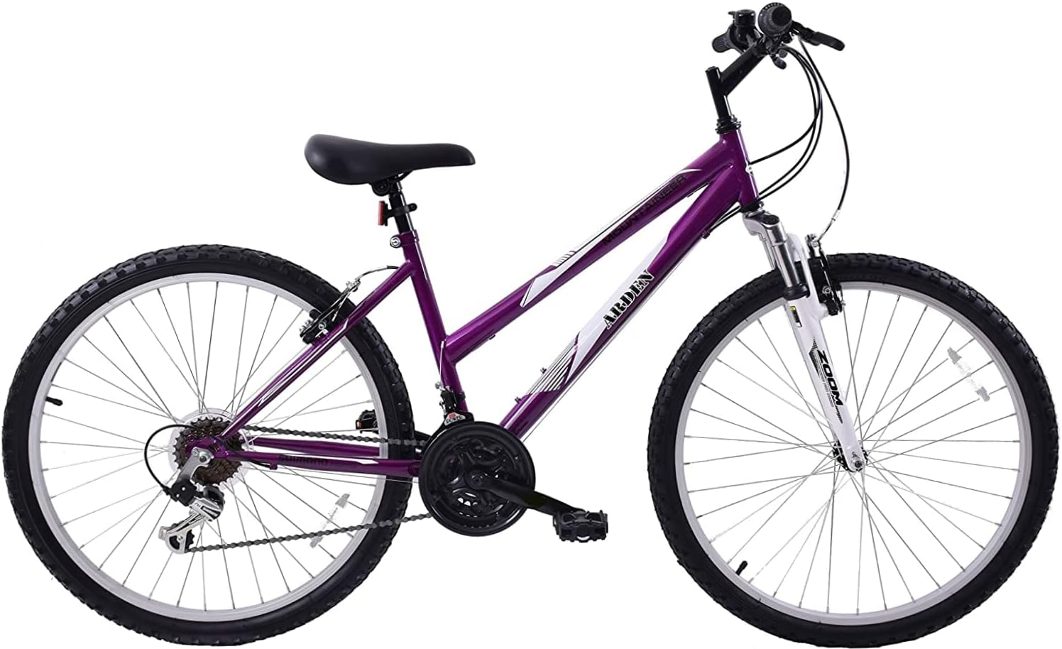 Discount Arden Mountaineer Womens Mountain Bike 26" Wheel Front Suspension 18" Frame Purple