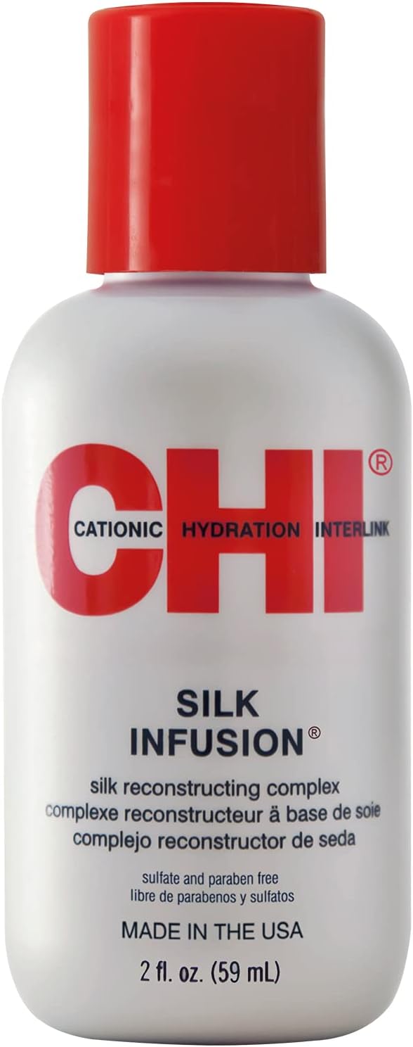 CHI Silk Infusion | Leave-in Serum for Repair Strenghtening Moisturizing Hair | All & Dry Hair | 59 ml