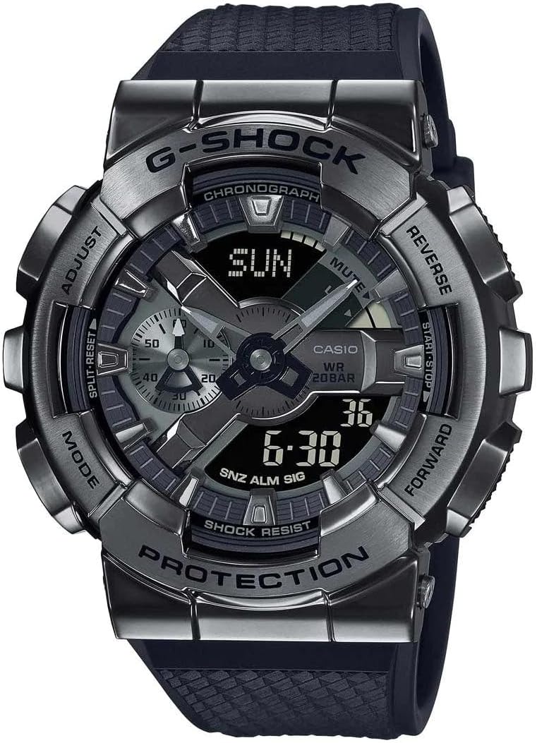 Men's Casio G-Shock Analog-Digital Watch - GM110-1A with Black Resin Band