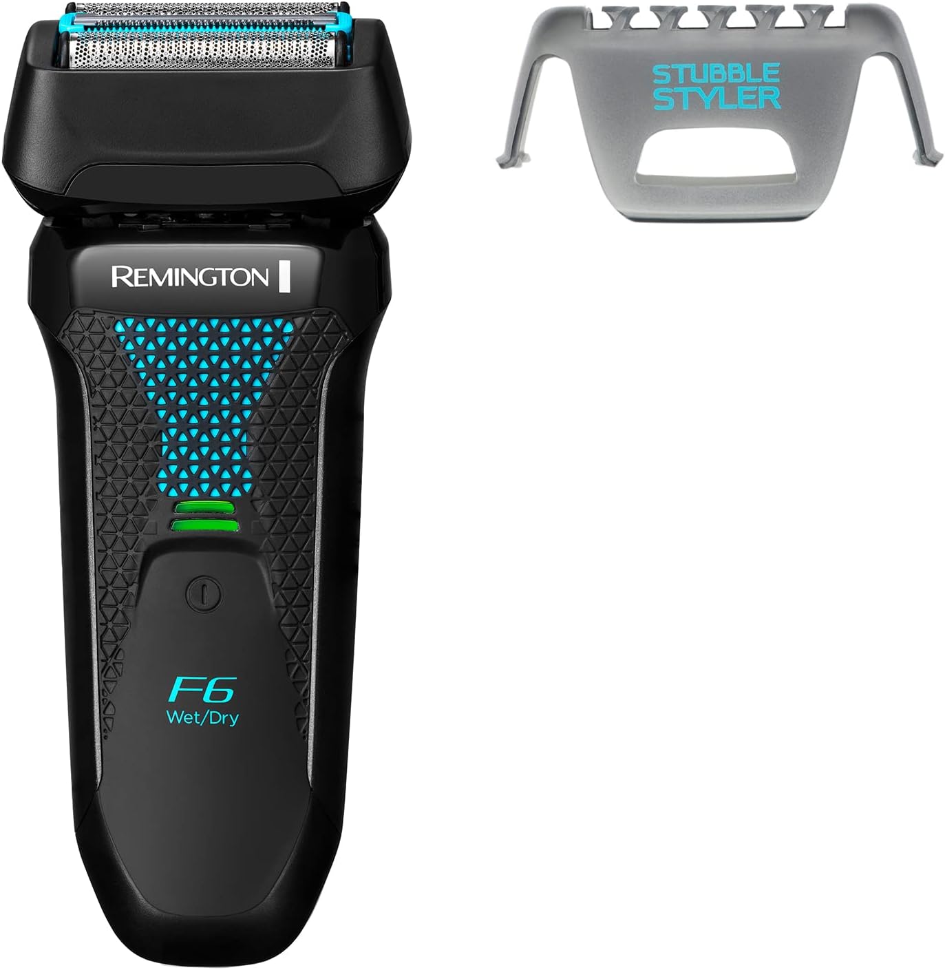 Remington F6 Aqua Men's Electric Shaver (Cordless, Wet & Dry, 100% Waterproof, Foil Shaver, Pop-up Detail Trimmer, USB Charging, 60-Minute Usage, 90-Minute Charge with 5-Min Quick Charge) F6000