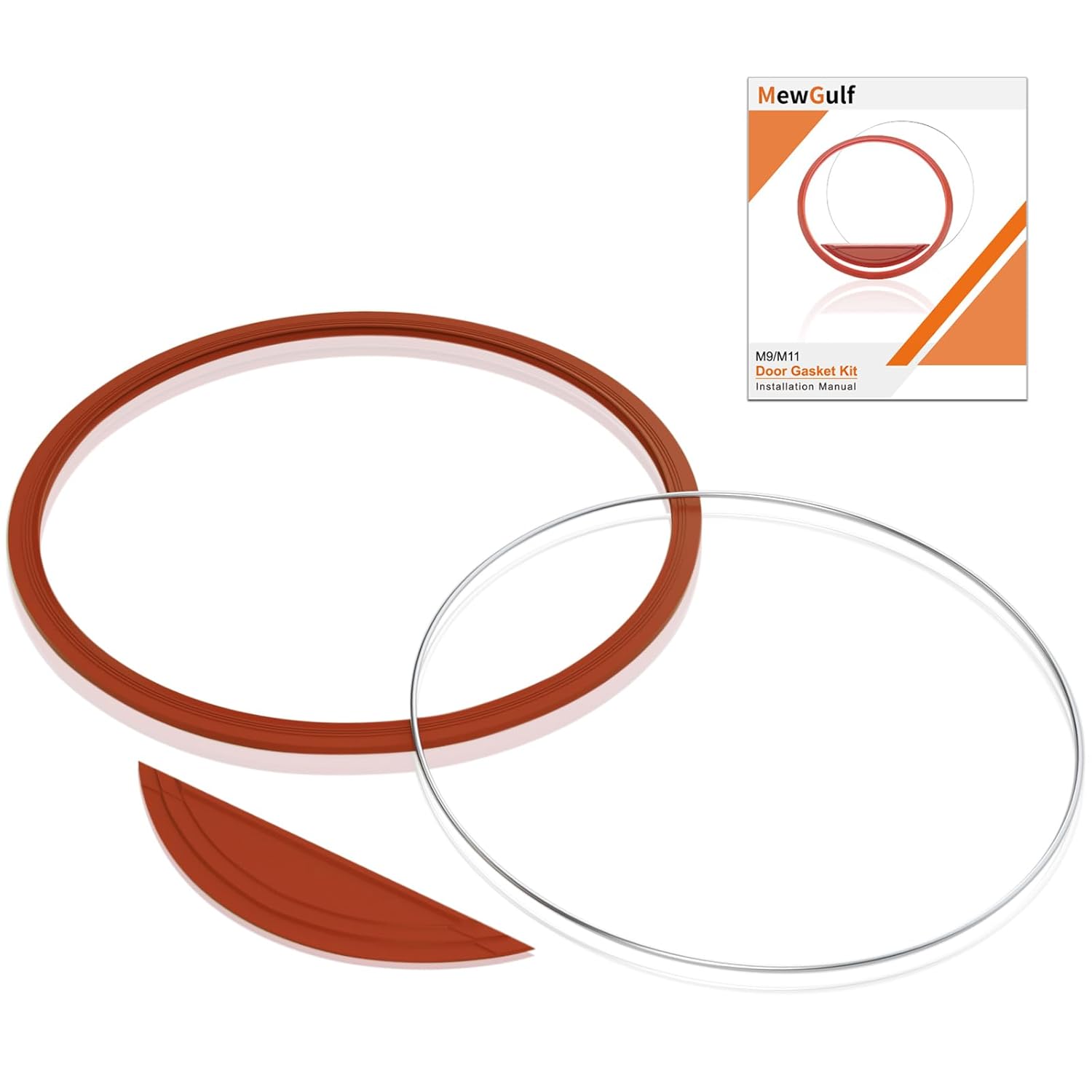 M9 Door Gasket Kit for Midmark M9 M9D Ultraclave Steam Includes Door & Dam Gasket and Support Wires Seal Set Replacement Part #002-0361-01