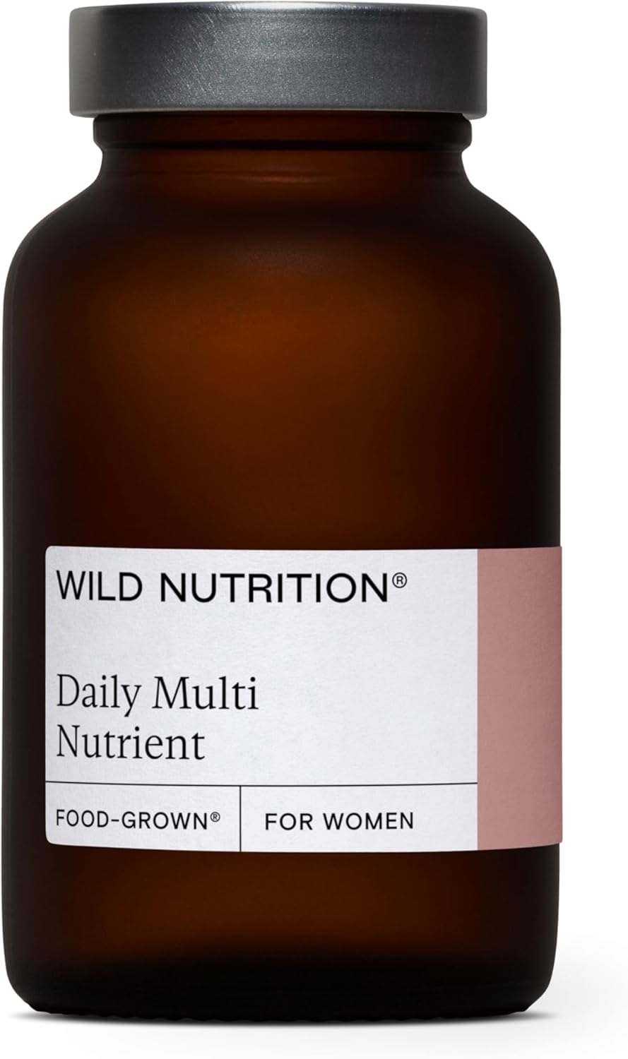 WILD NUTRITION Food-Grown® Women's Daily Multi Nutrient | Multivitamin Tablets for Women to Support Hormonal Balance, Fatigue, and Mental Resilience | Vegetarian Multivitamins for Women | 60 Capsules