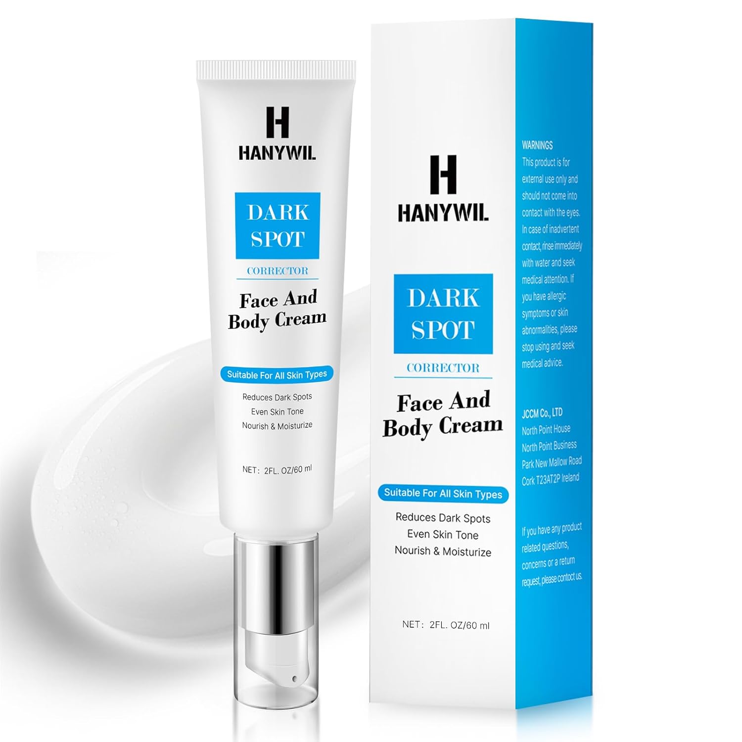 Dark Spot Remover for Face and Body, Dark Spot Corrector Cream, Skin Brown Spot Remover, Skin Care Face Cream, Sun Spot Remover, Rapid Tone Repair Retinol (2 Fl Oz)