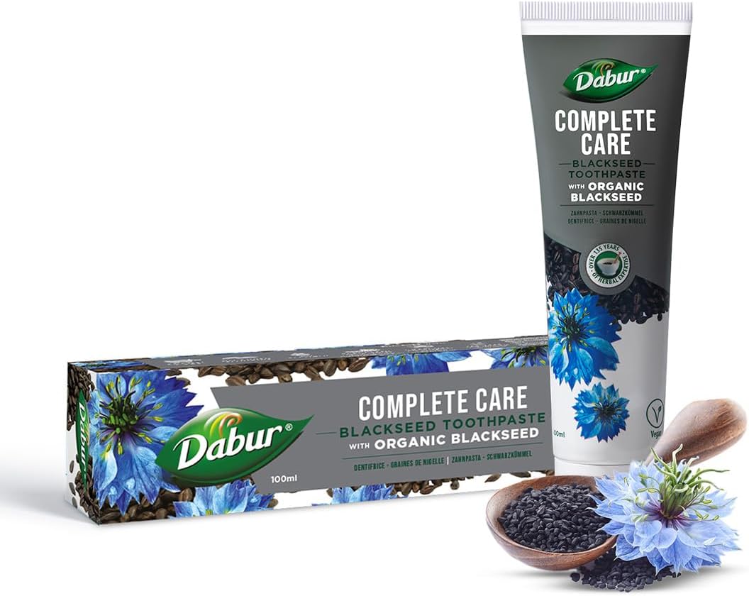 Dabur Black Seed Organic Toothpaste - 100ml | Complete Care Toothpaste for Strong Teeth & Gums | Specially Formulated for Natural Oral Care